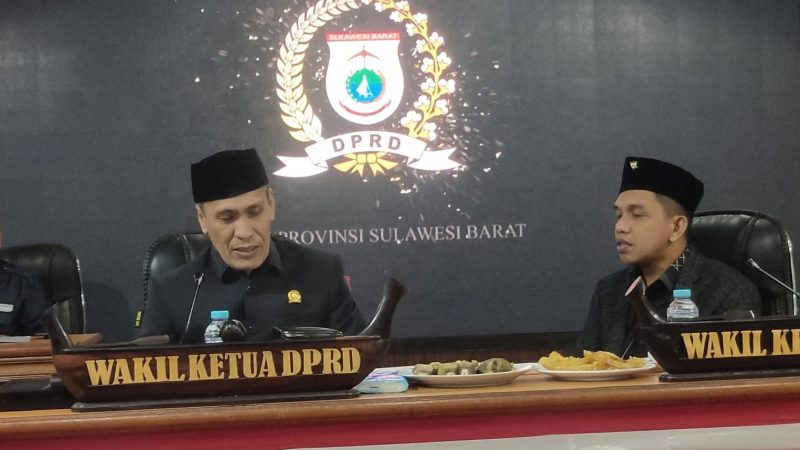 DPRD Sulbar Umumkan Usulan PAW Anggotanya