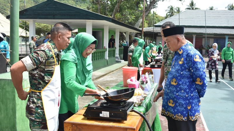 Sambut HUT ke 77, Persit Kodim Polman Gelar Berbagai Lomba