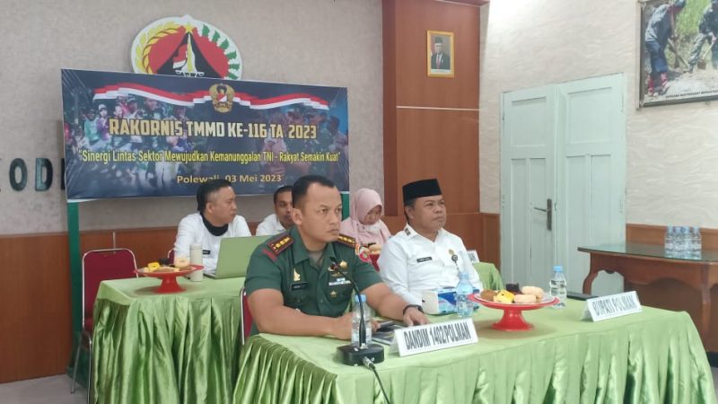 TNI Kembali Gelar TMMD di Kabupaten Polman