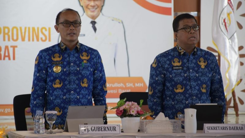 Rapim Pemprov Sulbar, Hadirkan Birokrasi yang Gesit dan Responsif