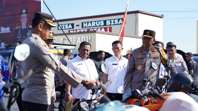 Dalam Rangka Kesiapan Pemilu, Kapolda Sulbar Cek Kelayakan Randis