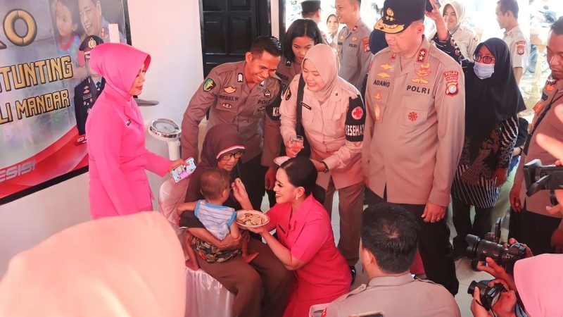 Ketua Bhayangkari Sulbar Mulai Fokus Pada Pangan Olahan Kebutuhan Medis untuk Anak Stunting