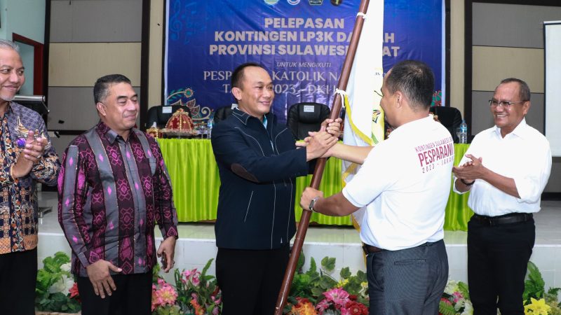 Prof Zudan Lepas Kontingen Pesparani Sulbar yakin Raih Hasil Maksimal