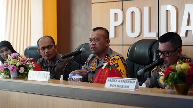 Kapolda Sulbar Terima Kunker Staf Ahli Kemenkopolhukam