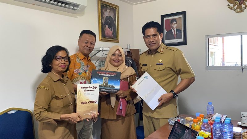 DPRD Sulbar Terima Kunjungan Dinas Perpustakaan Sulbar