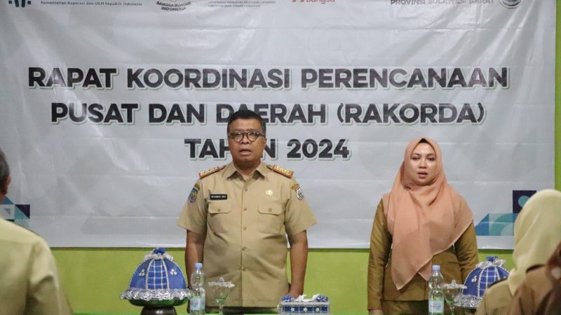 Rakorda Perencanaan Pusat dan Daerah, Sekprov Sulbar: Kita Harus Satu Frekuensi