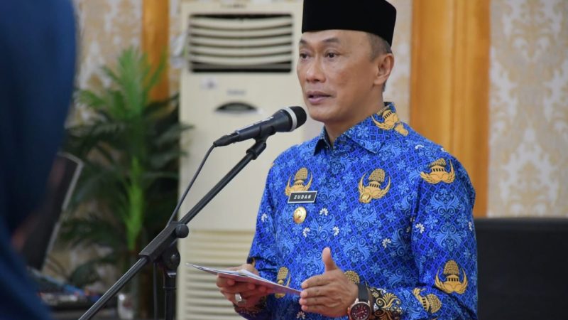 Pj Gubernur Sulbar Lantik Pejabat Eselon III dan IV