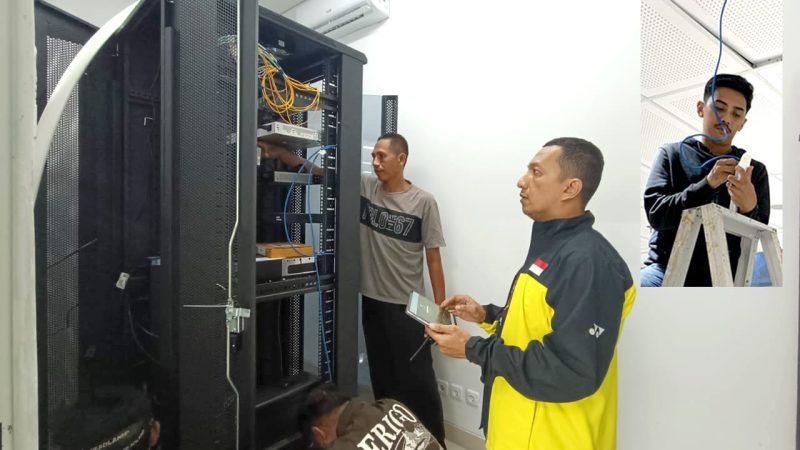 Diskominfopers Pastikan Sambungan Jaringan ke Kantor Gubernur Sulbar Berjalan Lancar