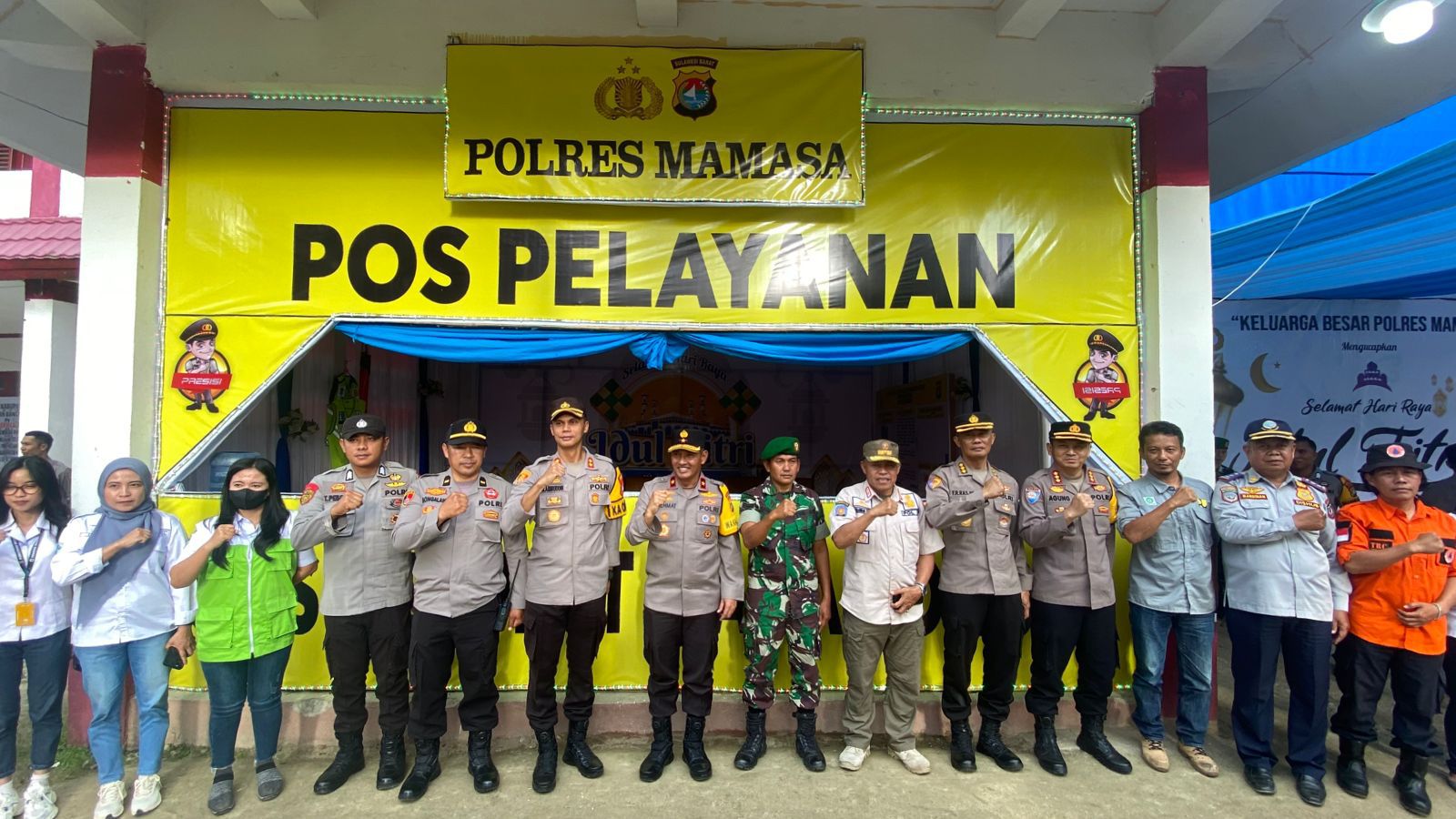 Waka Polda Sulbar Cek Kesiapan Pengamanan Idul Fitri di Mamasa