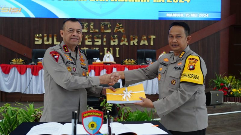 Harapan Kapolda Sulbar Setalah Tutup Kegiatan Audit Kinerja Tahap I