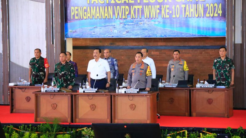 Simulasikan Pengamanan WWF, TNI-Polri Gelar TFG Gabungan