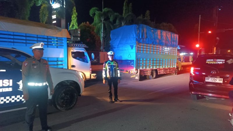 Jaga Situasi Kamtibmas, Ditlantas Polda Sulbar Maksimalkan Patroli Blue Light