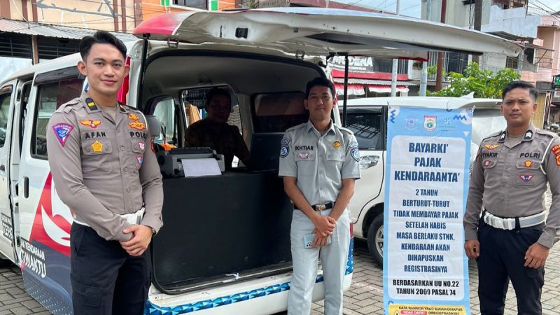 Permudah Bayar Pajak, Ditlantas Polda Sulbar Gencarkan Samsat Keliling