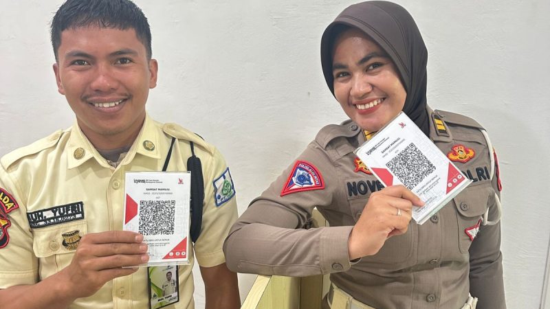 Ditlantas Polda Sulbar Hadirkan Qris, di Mudahkan Layanan Administrasi Wajib Pajak
