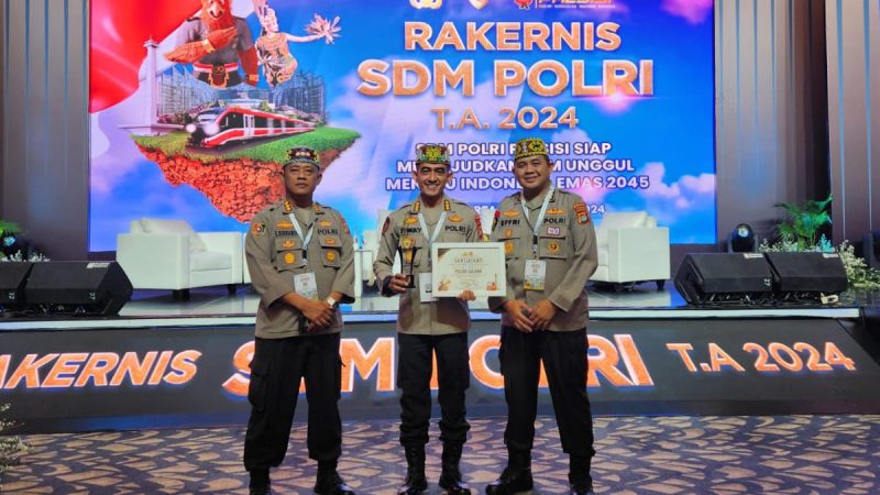 Biro SDM Harumkan Nama Polda Sulbar di Rakernis SDM Polri