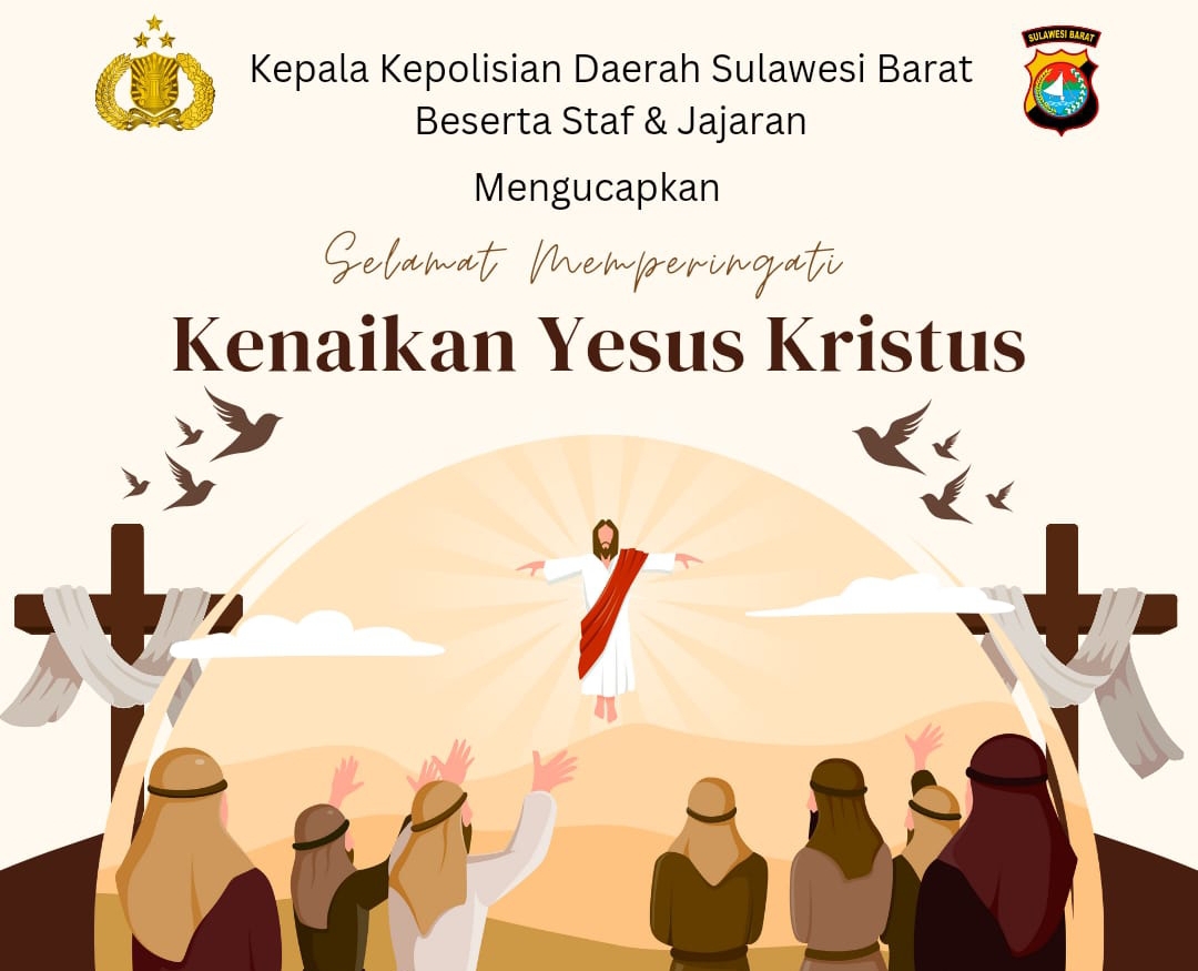Kenaikan Isa Almasih, Kapolda Sulbar: Mari Tebarkan Kebaikan dan Cinta Kasih ke Sesama