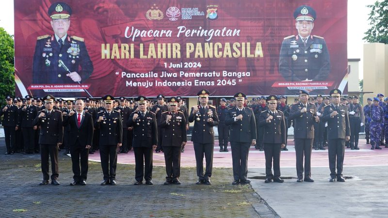 Kapolda Sulbar: Peringatan Hari Lahir Pancasila Jadi Momentum Bahu Membahu Membangun Bangsa