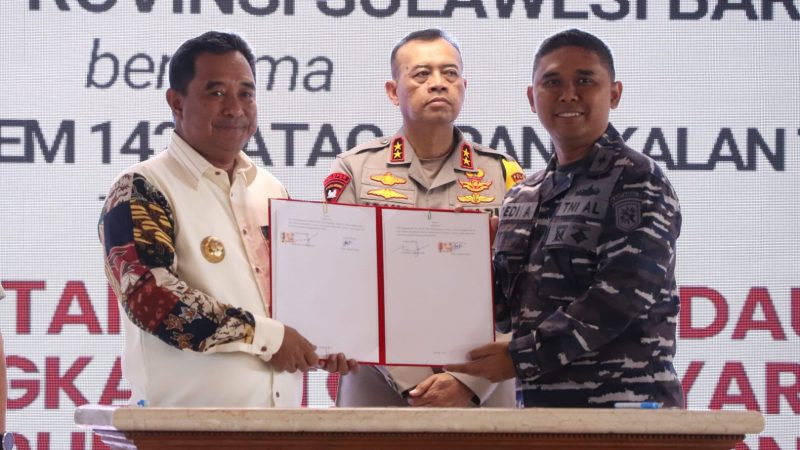 Lanal Mamuju Jalin Sinergi dengan Pemprov Sulbar, Siap Dukung Keberlangsungan Ekosistem Laut