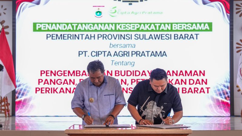 Pemprov Sulbar Tandatangani Terbentuknya Ekosistem Pisang Cavendish