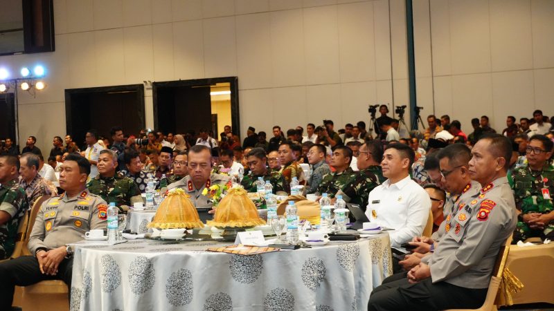 Rakor Kesiapan Penyelenggaraan Pilkada Serentak di Makassar Dihadiri Kapolda Sulbar