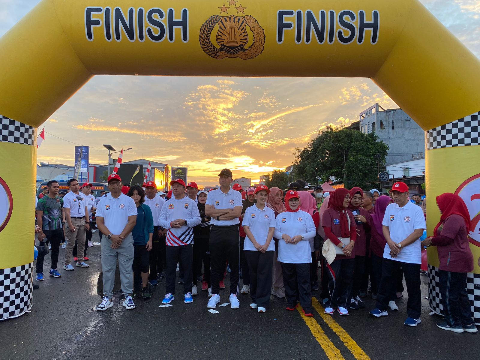 Meriahnya Fun Run 5K dan Fun Walk Jelang Hari Bhayangkara Polda sulbar
