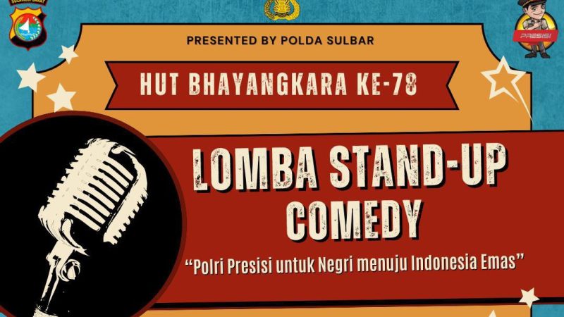 Polda Sulbar Gelar Stand-up Comedy. Hadiah Jutaan Rupiah