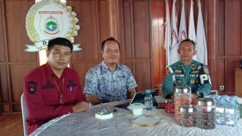 DPRD Sulbar Terima Kunjungan Dandenpom Lanal Mamuju