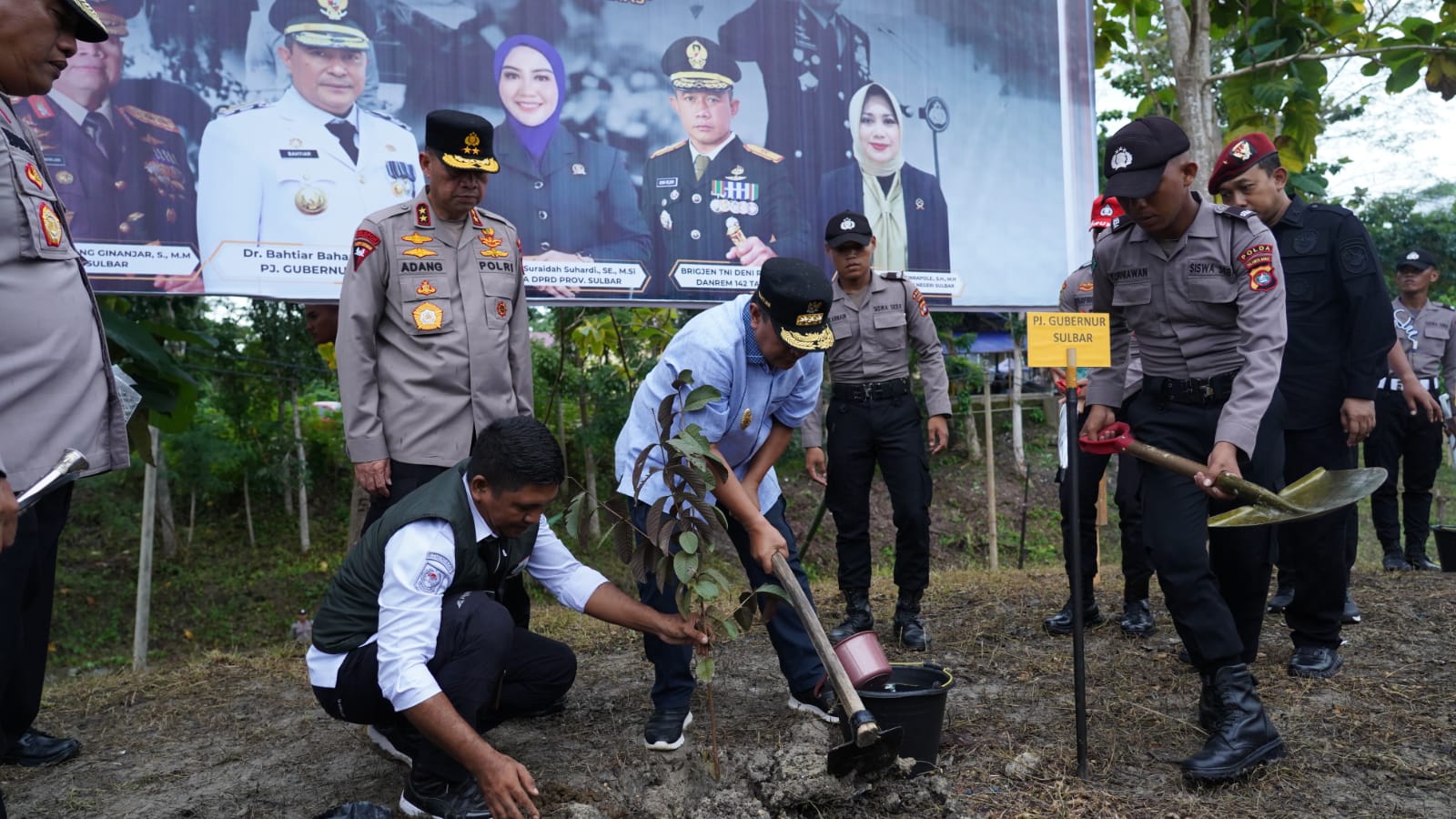 Kapolda Sulbar Terus Masifkan Penanaman Pohon