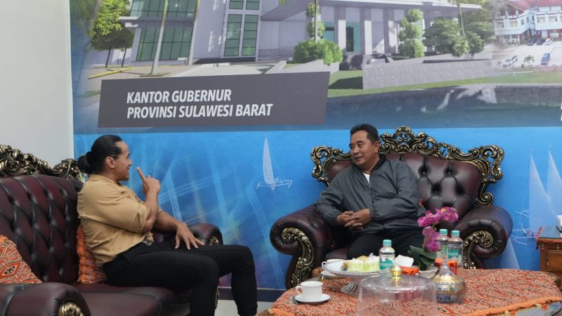 Ade Rai Terkesan Saat Ngobrol Bareng Pj Bahtiar di Rujab Gubernur