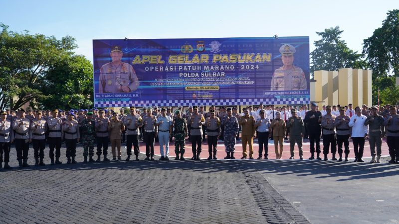 Polda Sulbar Wujudkan Budaya Tertib Berlalu Lintas Lewat Operasi Patuh