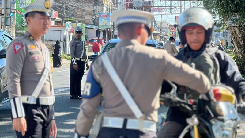 Koleksi Tilang Ditlantas Polda Sulbar Bertambah, 23 Pengendara Ditindak