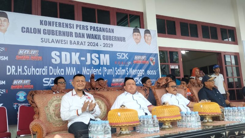 SDK-JSM Road Show ke Polman Disambut Ribuan Massa, Bentuk Tim Pemenangan