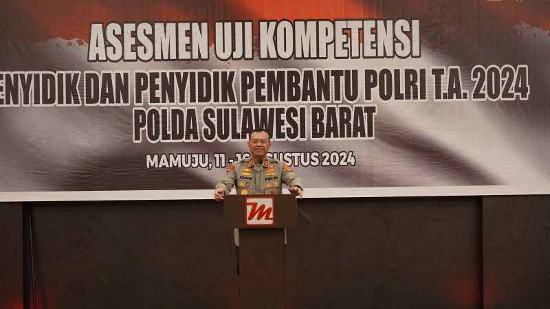 Kapolda Sulbar Buka Kegiatan Asesmen Sertifikasi Penyidik dan Penyidik Pembantu