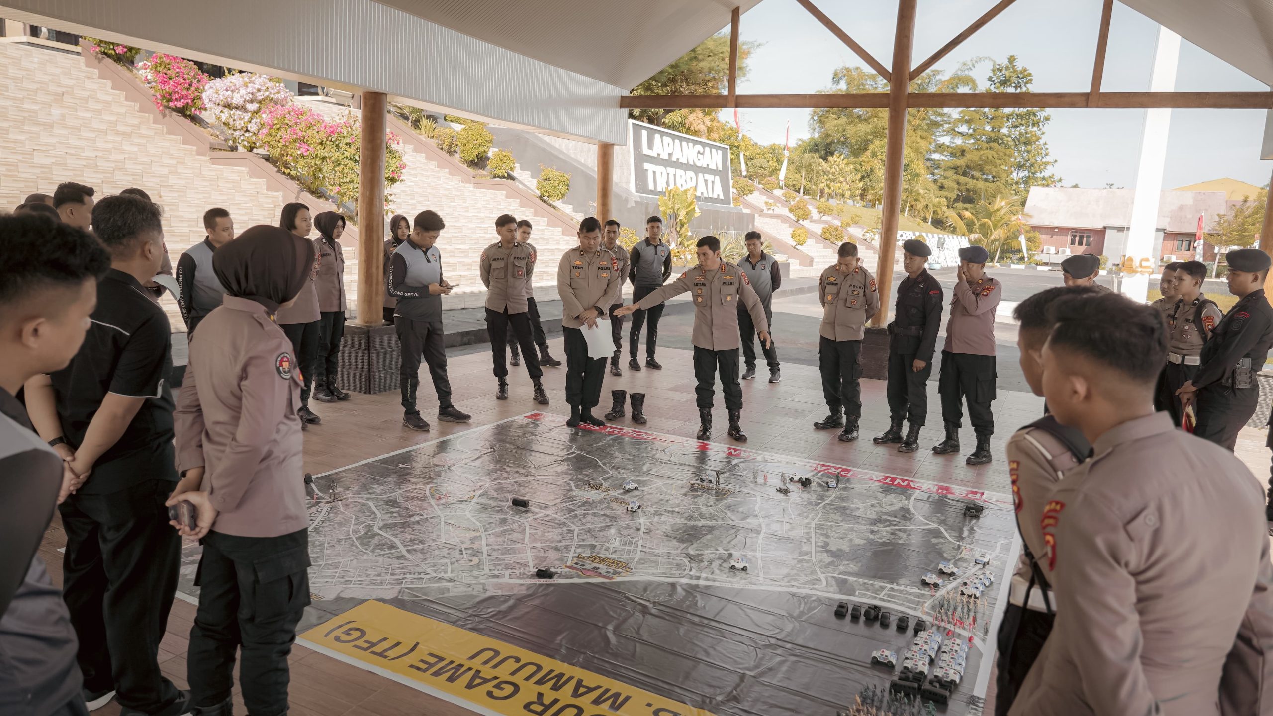 Polda Sulbar Gelar TFG Sebagai Simulasi Latihan Taktis Hadapi Perhelatan Pilkada