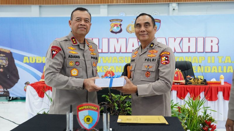 Taklimat Akhir Itwasum Polri Tahap II Dipimpin Kapolda Sulbar