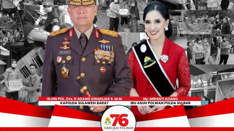 Dirgahayu Polwan ke 76, Kapolda Sulbar Harap Teruskan Berkarya dan Berikan Terbaik