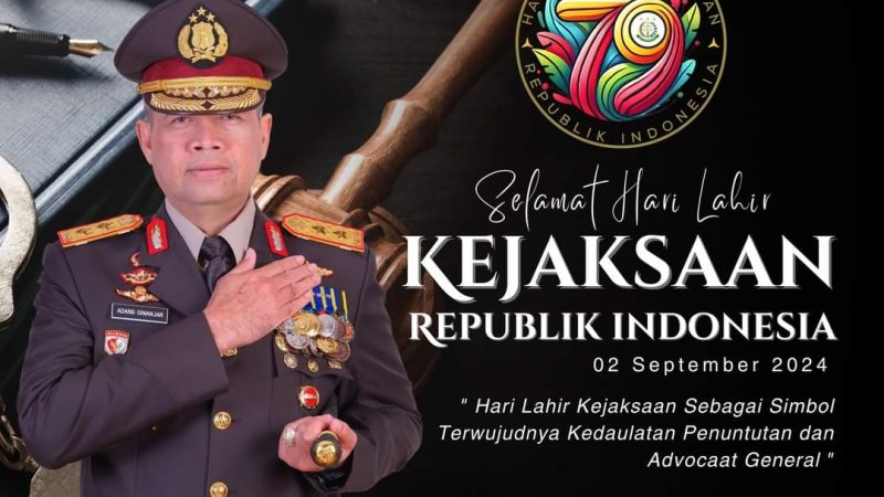 Kapolda Sulbar Sampaikan Selamat Hari Lahir Kejaksaan RI