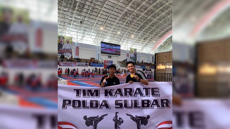Sabet Medali Emas di Kejurnas Karate Jaksa Agung Cup 2, Personil Polda Sulbar Wakili Indonesia