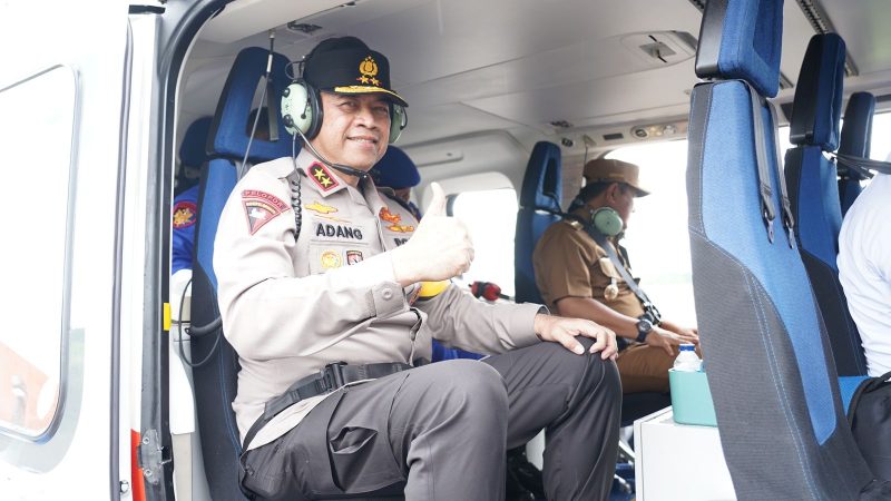 KakorPolairud Tinjau Lokasi Mako Korps Polairud di Mateng