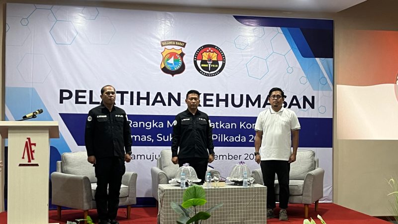 Tingkatkan Kompetensi Humas Sukseskan Pilkada 2024, Polda Sulbar Gelar Pelatihan