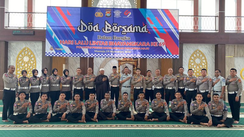 Ditlantas Polda Sulbar Gelar Doa Bersama Wujudkan Polantas yang Berintegritas