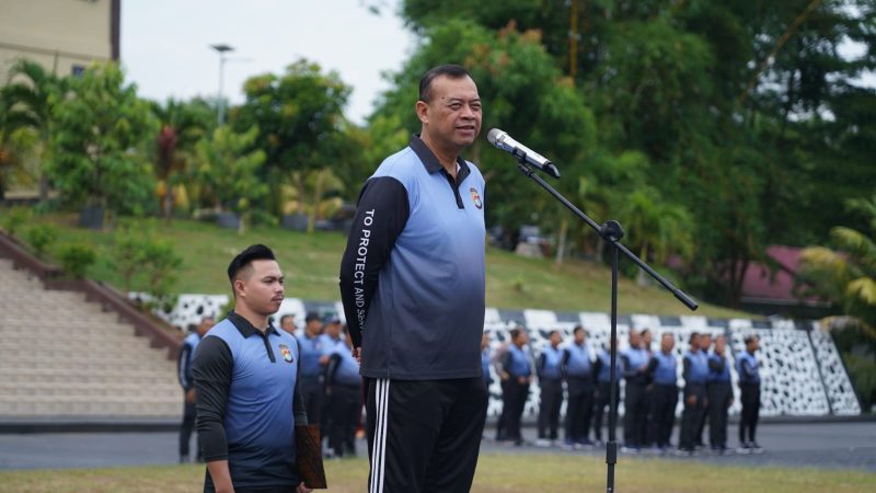 Kapolda Sulbar Ajak Personel Jaga Tubuh Sehat dan Kuat untuk Memaksimalkan Tugas