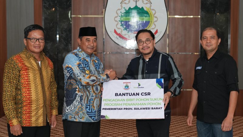 Pemprov Terima CSR Bantuan Bibit dari Bank Sulselbar