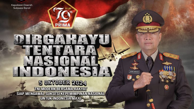 Kapolda Sulbar di HUT TNI: Semakin Prima dan Moderen Bersama Rakyat