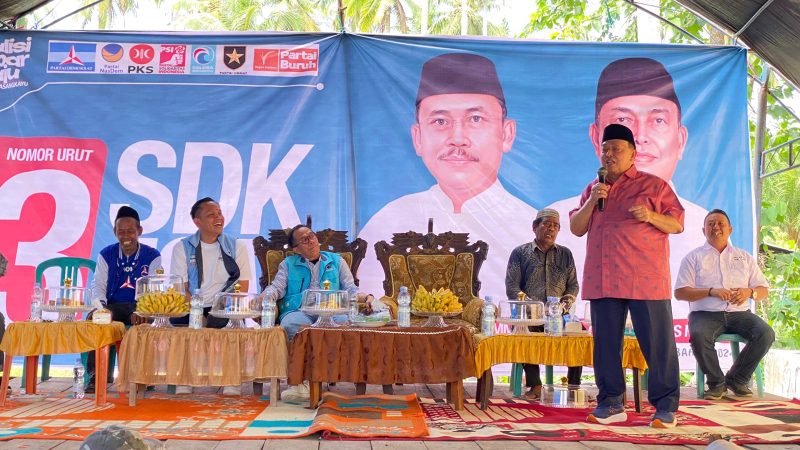 Programkan 1.000 Beasiswa, JSM Sampaikan Pentingnya Pendidikan untuk Tingkatkan SDM saat Kampanye di Lariang