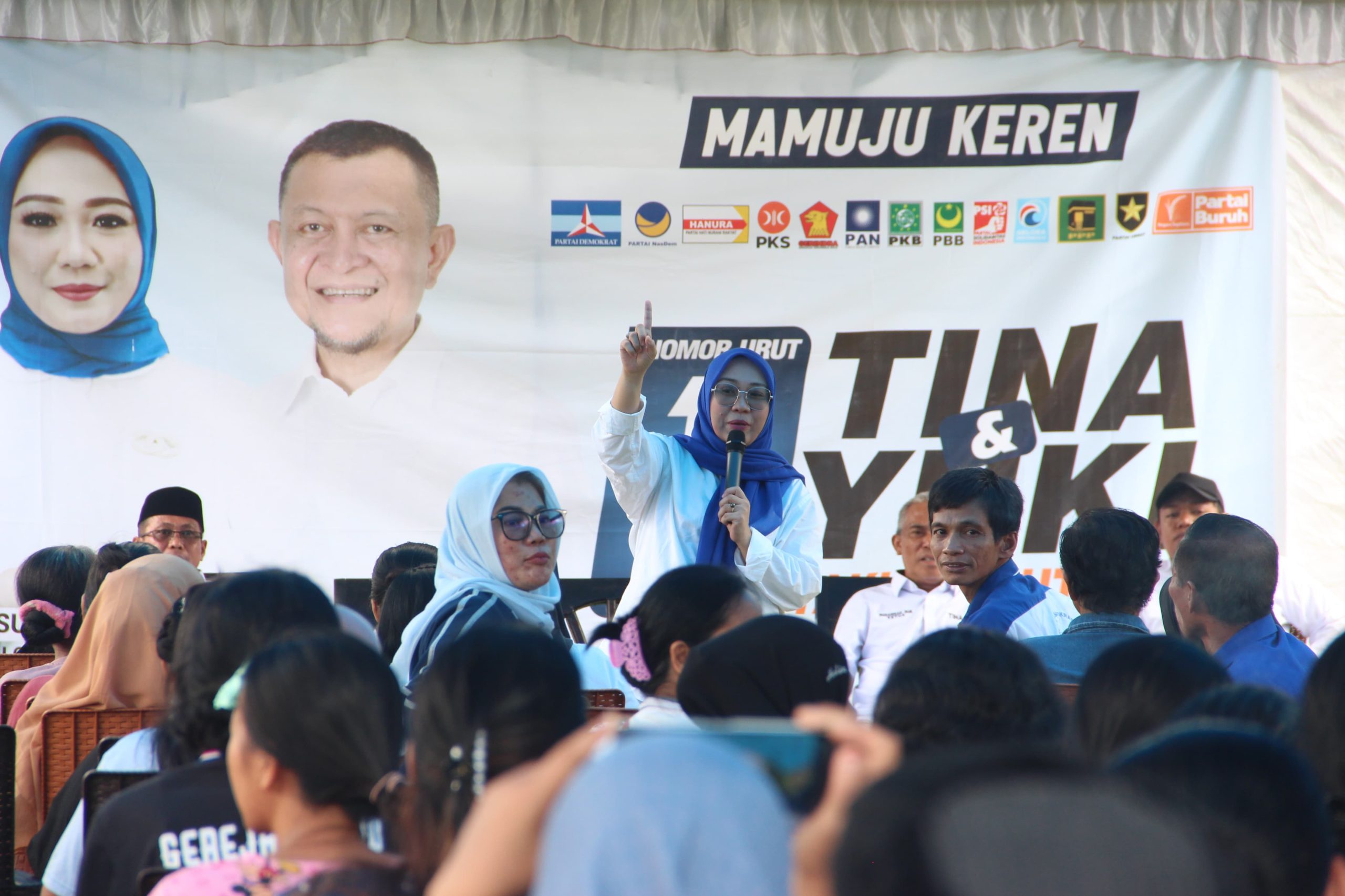Warga Desa Guliling Minta Sutinah Lanjutkan Pembangunan di Mamuju