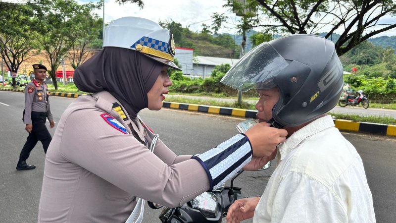 Lewat Operasi Marano, Ditlantas Polda Sulbar Terus Kawal Keselamatan Berkendara