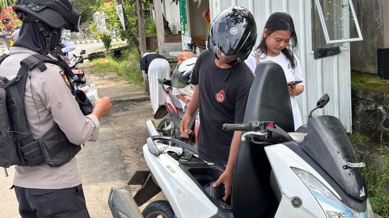 Ditlantas Polda Sulbar Keluarkan 687 Surat Tilang Setalah Sepekan Razia