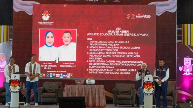 Debat Pilkada Mamuju, Ado Mas’ud Dinilai Tidak Tau RDTR Sudah Ada