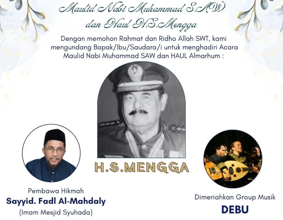 Peringati Maulid Nabi Sekaligus Haul H S Mengga, Bapak Pembangunan Polmas